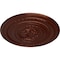 Ekena Millwork Pearl Ceiling Medallion (Fits Canopies up to 1 7/8"), 26 1/4"OD x 1 1/2"P, Antique Copper CM26PEACS - alternate 3